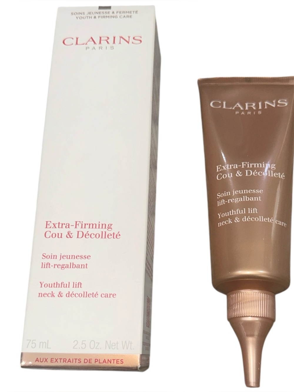 Clarins Extra-Firming Youthful Lift Neck & Décolleté Cream -